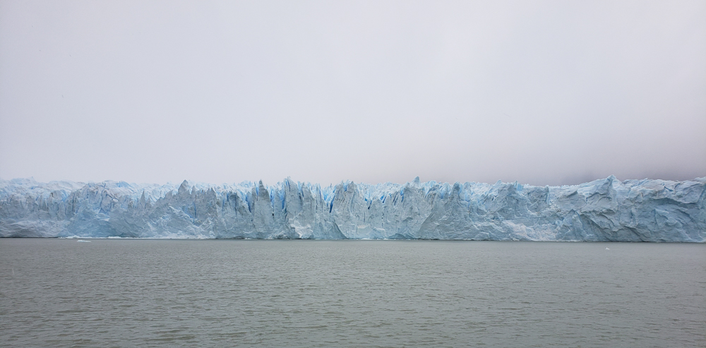 Glacier boat view