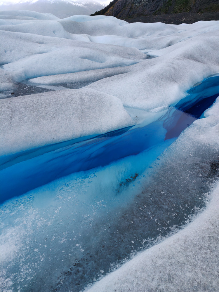 Awesome glacier crack