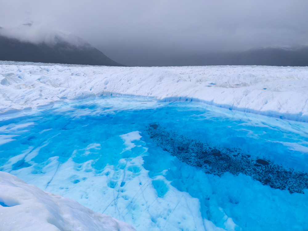 The largest glacier lake we saw