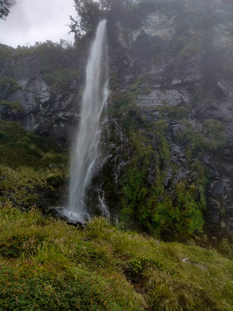 Waterfall near the glacier