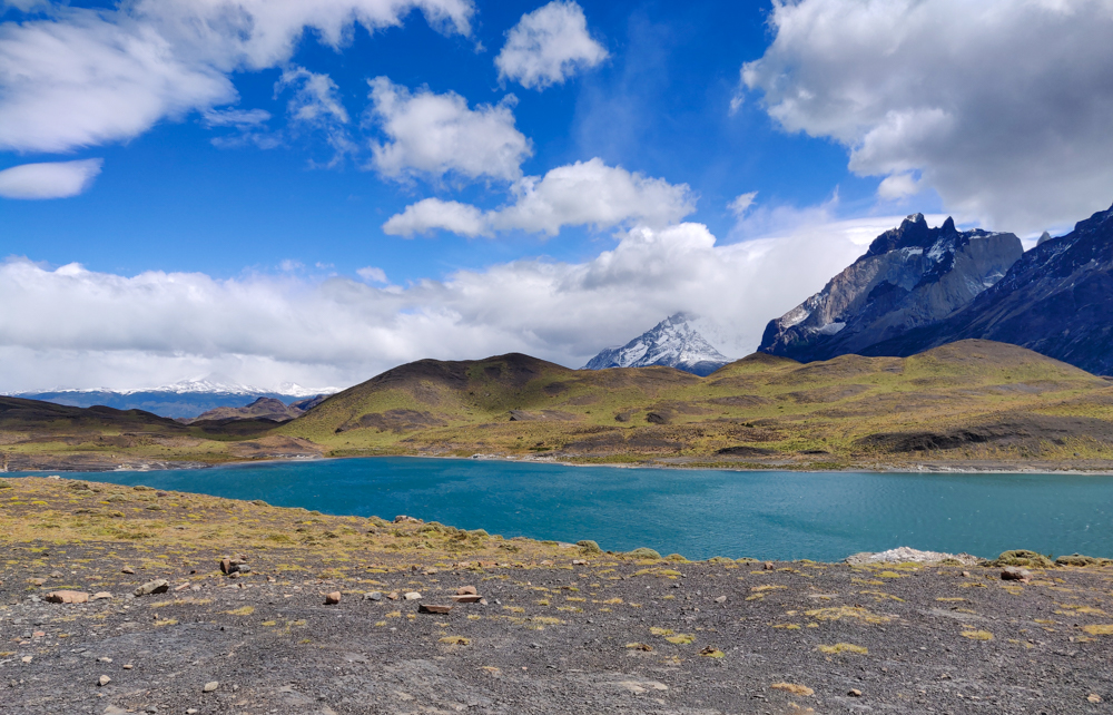 Incredible blue lake