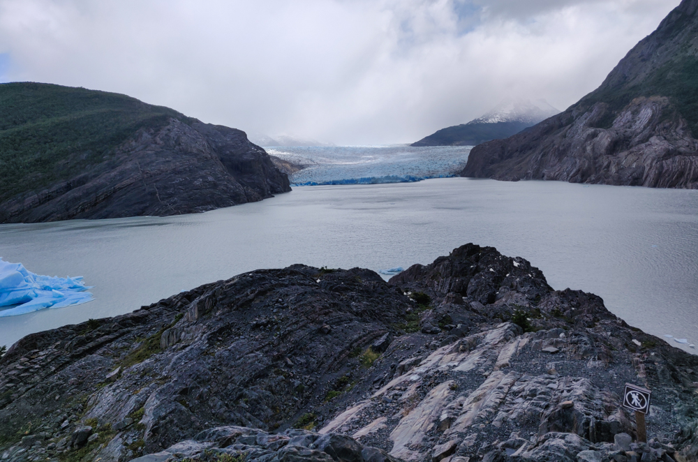 View of Grey Glacier and Lake Grey