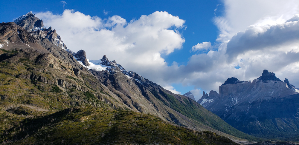 Mountains along the trail