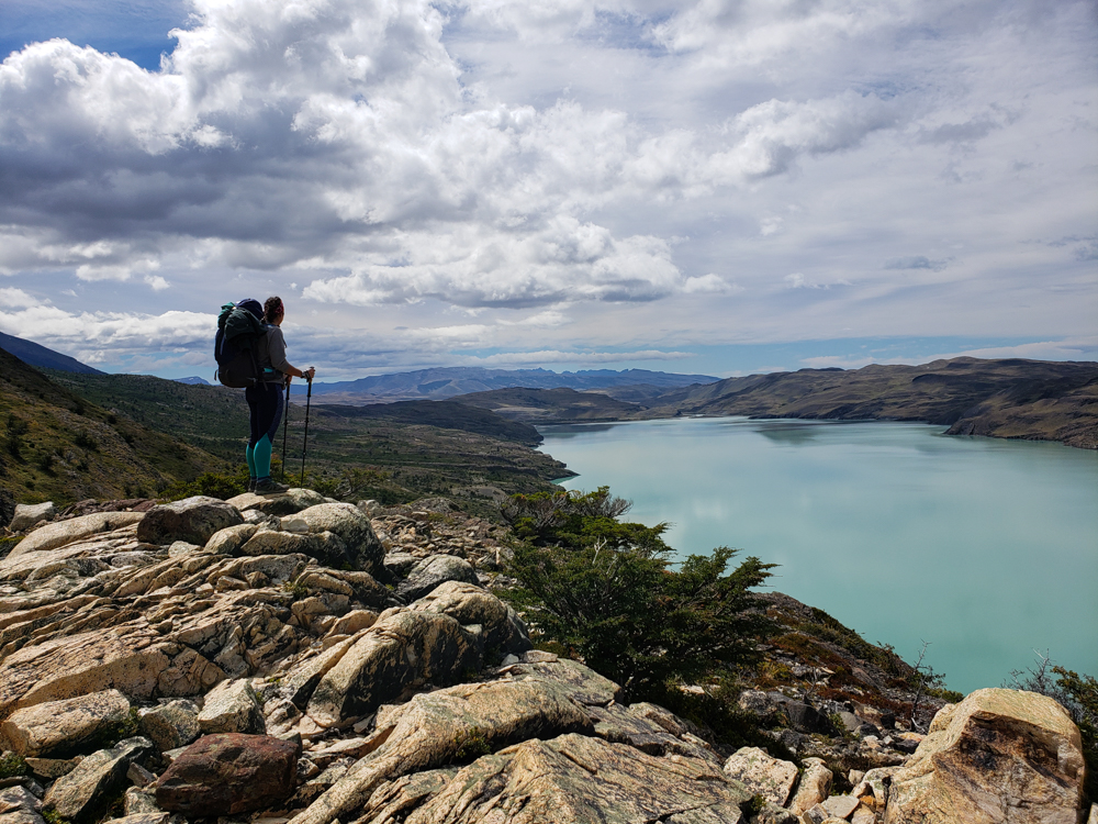 Me gazing out at the lake