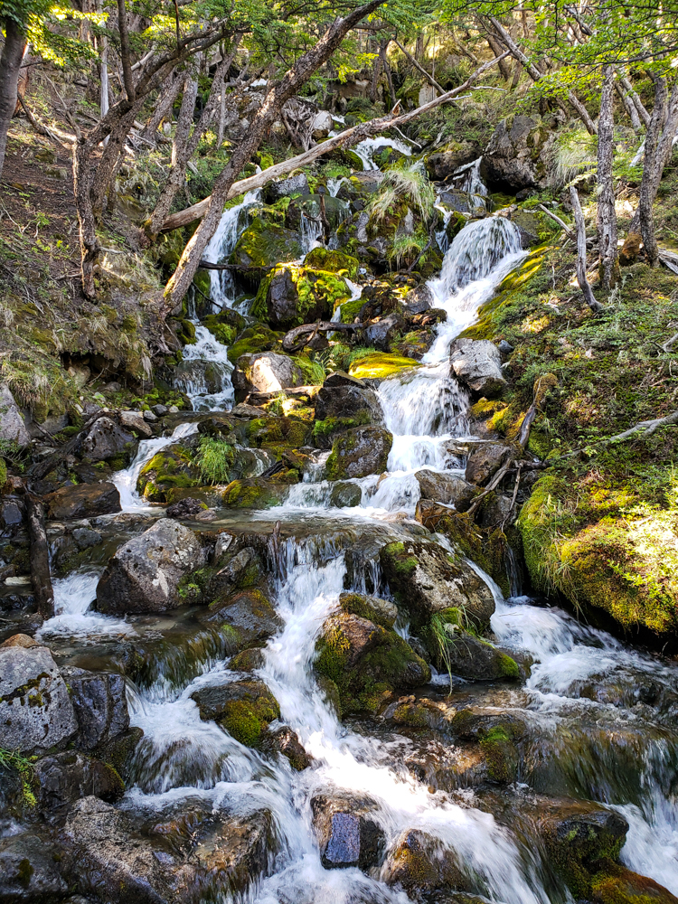 Little waterfall along the trail