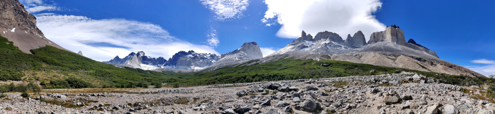 Panoramic shot on the way to the last viewpoint