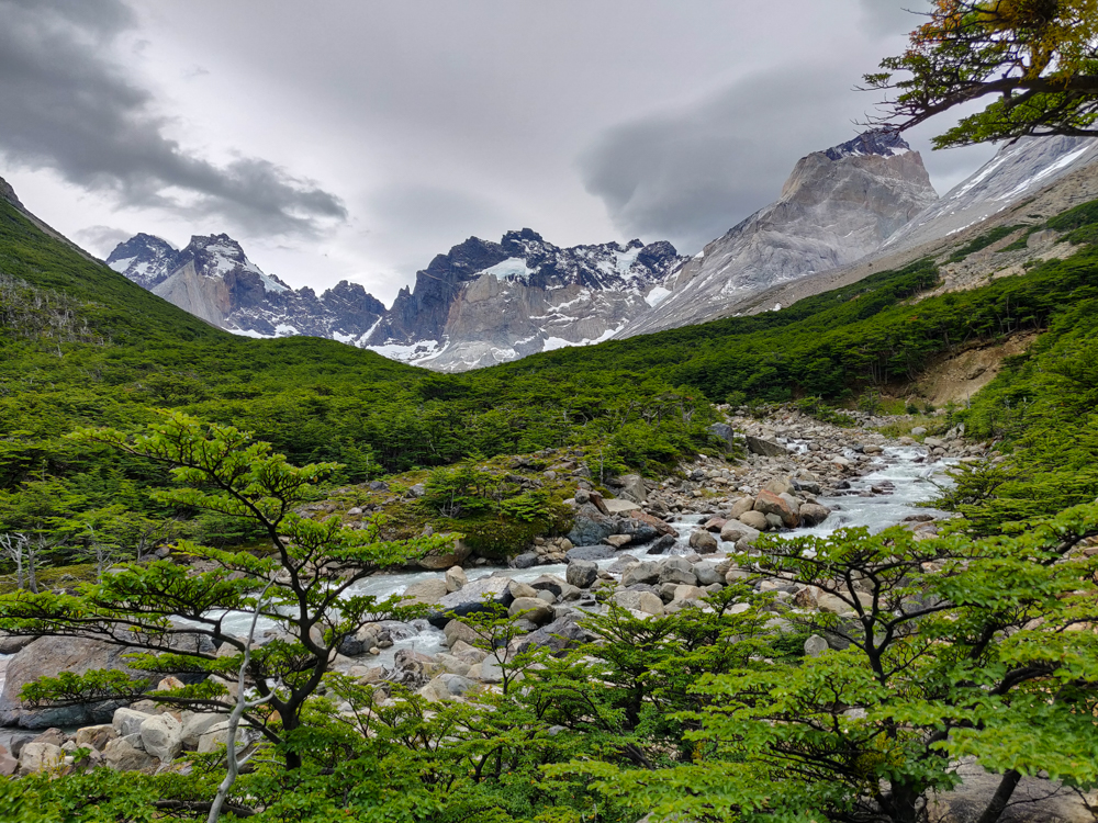 River with mountains