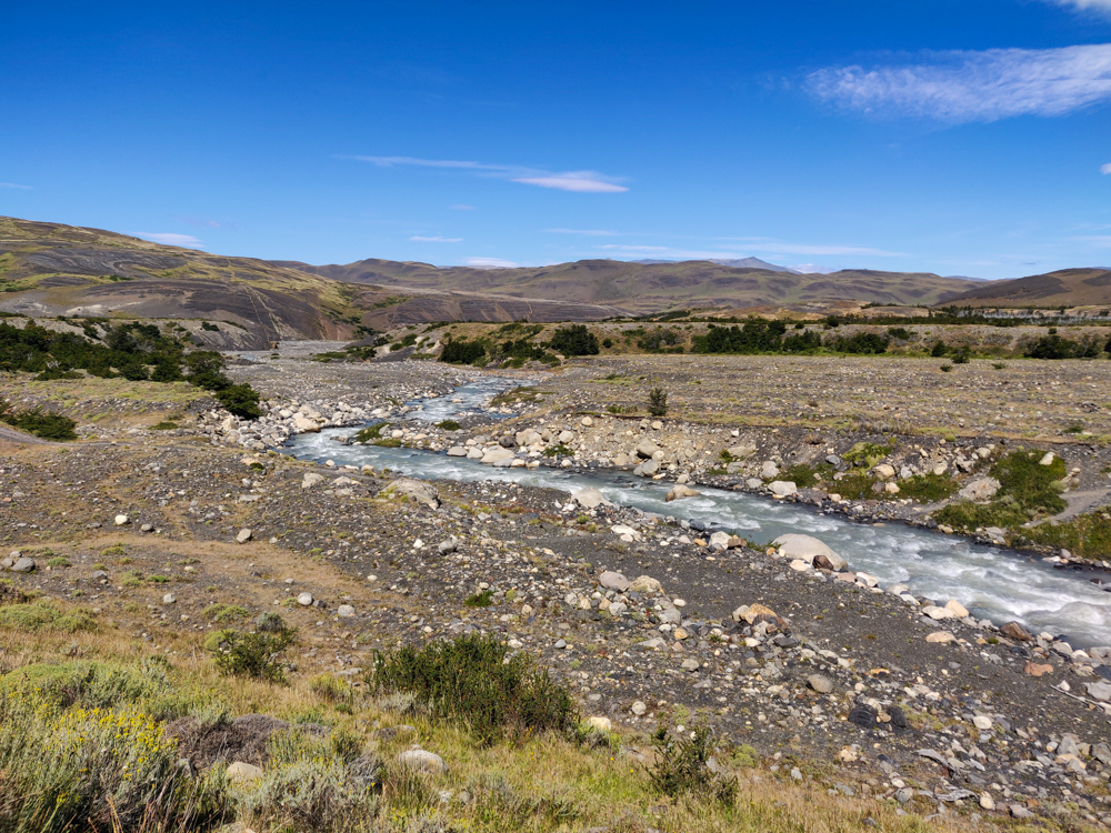 River running through the valley