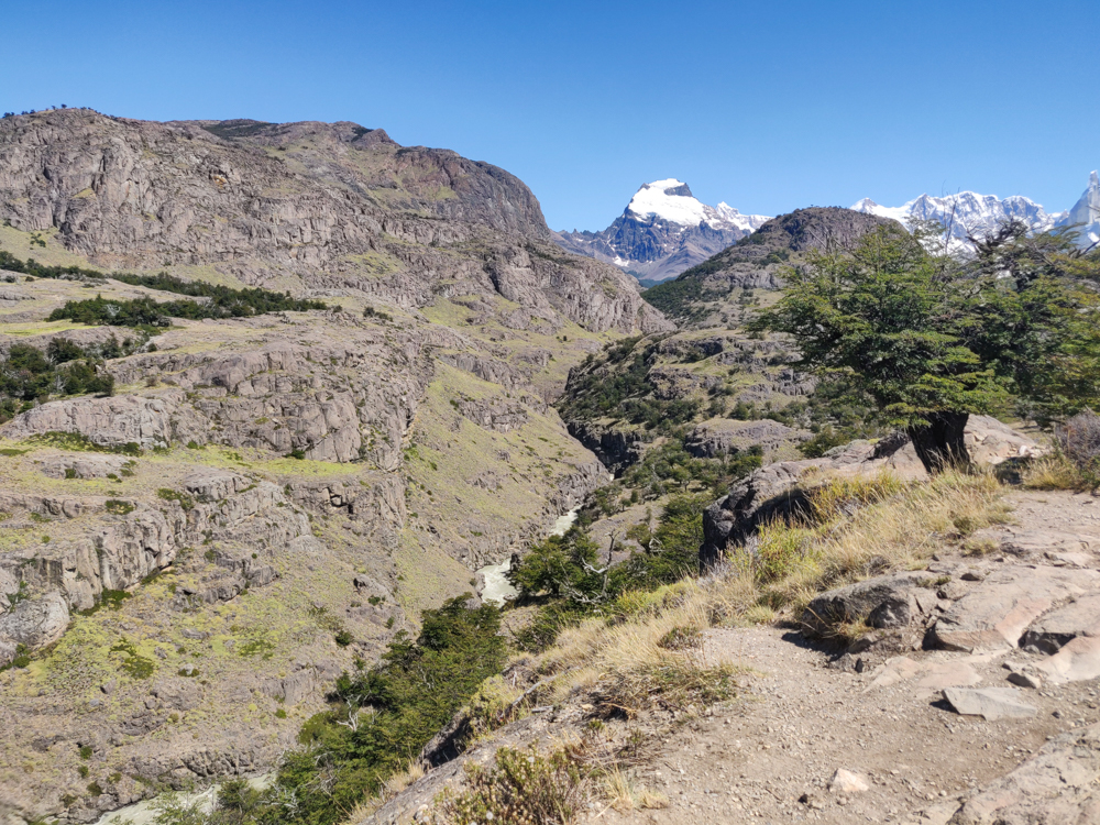 A gorge along the trail