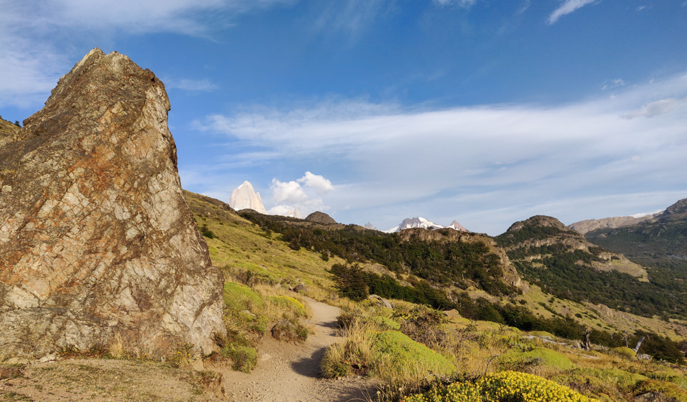 The shadeless beginning of the trail