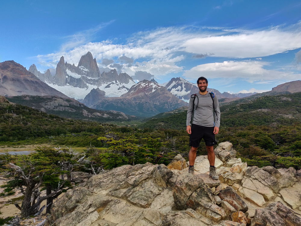 Mike with Fitz Roy