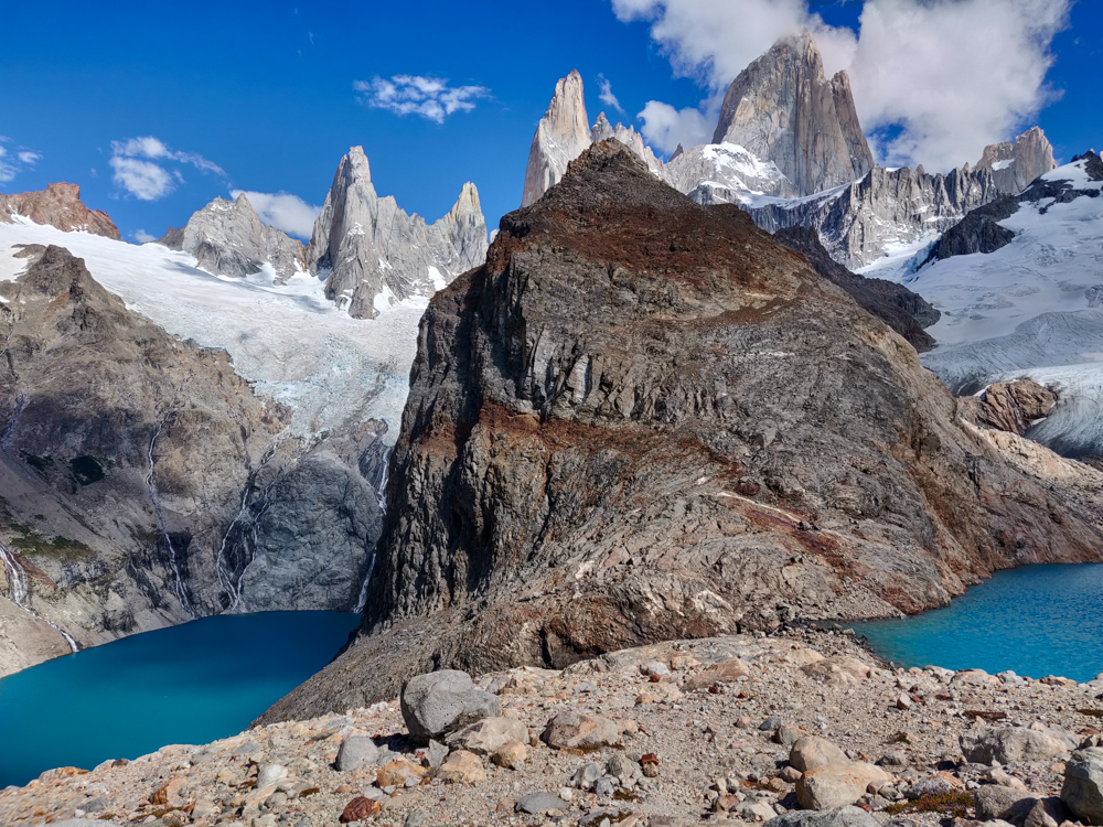 Laguna Sucia and Laguna de los Tres above