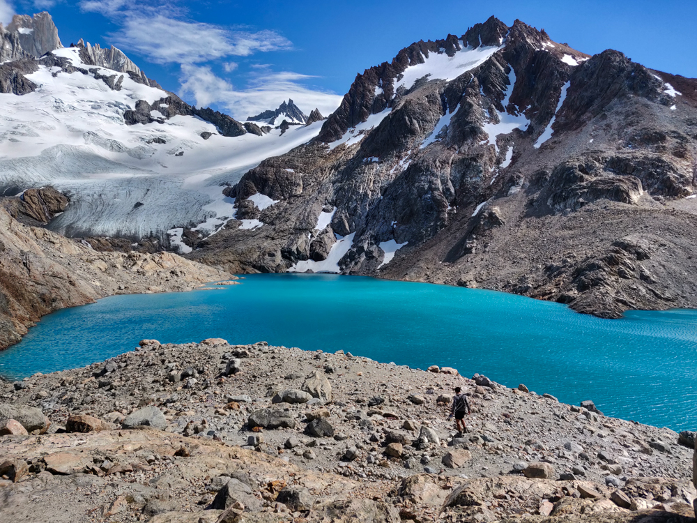 Laguna de los Tres and a little Mike