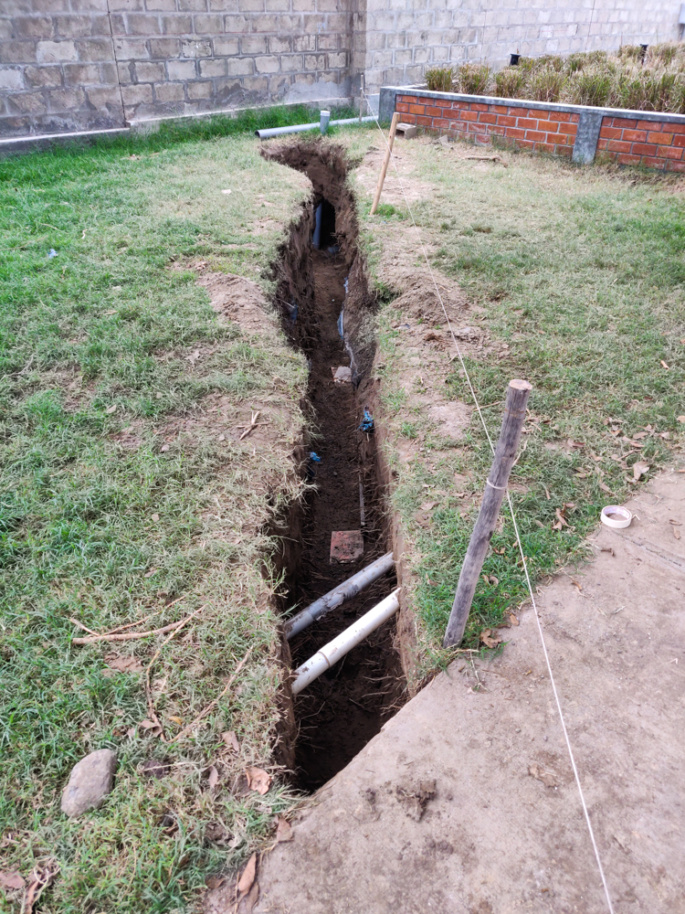 Septic trench