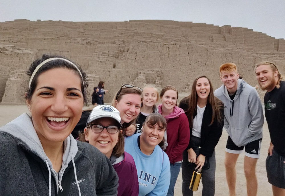 Selfie with Pleasant Ridge at Huaca Pucllana