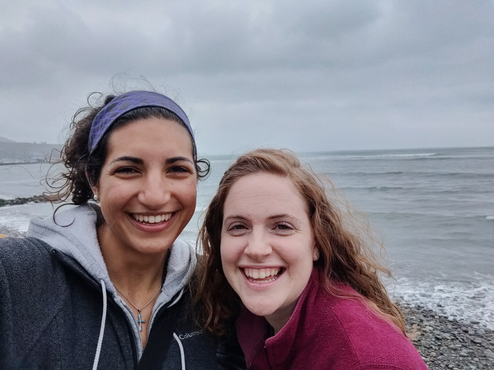 Selfie by the ocean