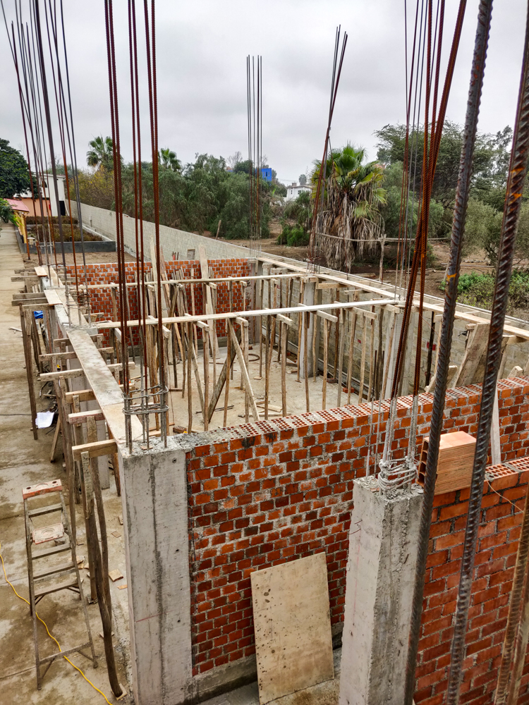 Framing out the beams