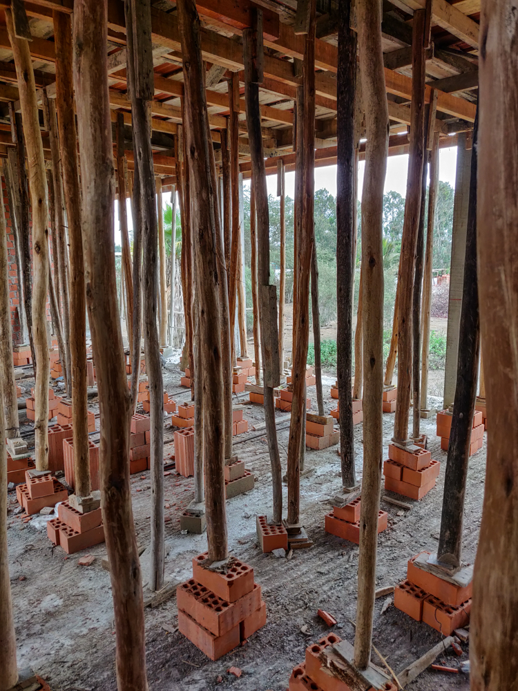 Ceiling scaffolding