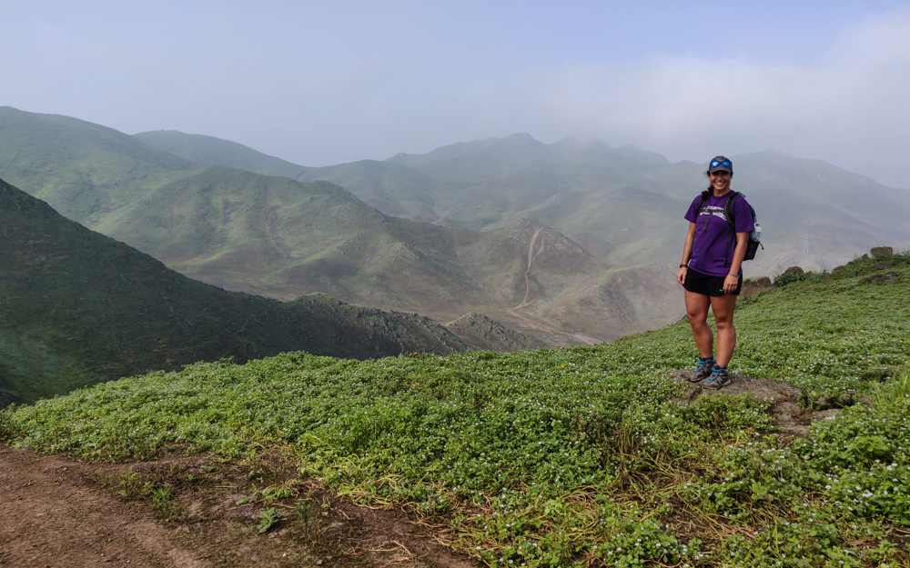 Me with the green mountains